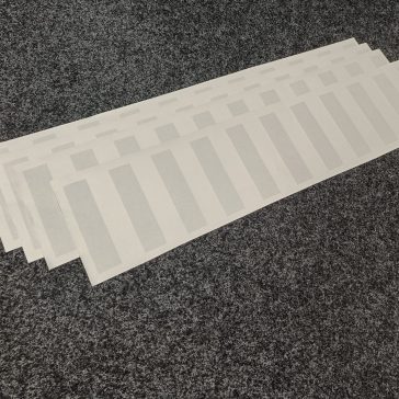 Zandstraalfolie striping